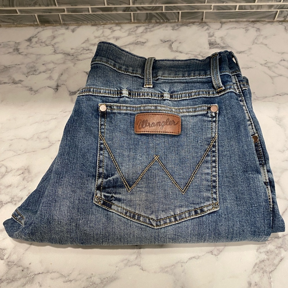 Wrangler retro slim boot fit jeans
